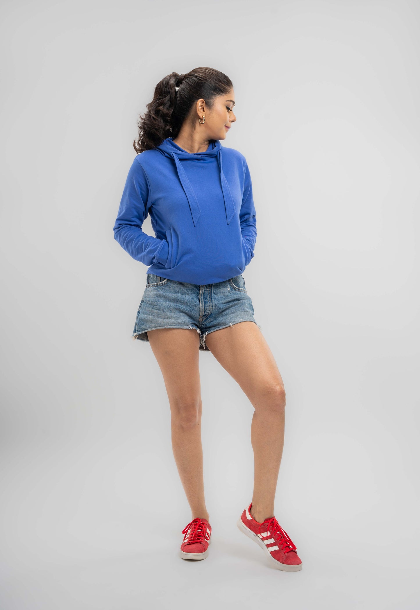 "YouBeYou" Comfort Hoodie in Blue Iris