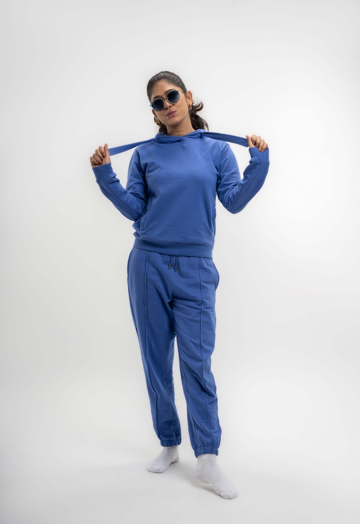 Classic Comfort Co-ord in Blue Iris