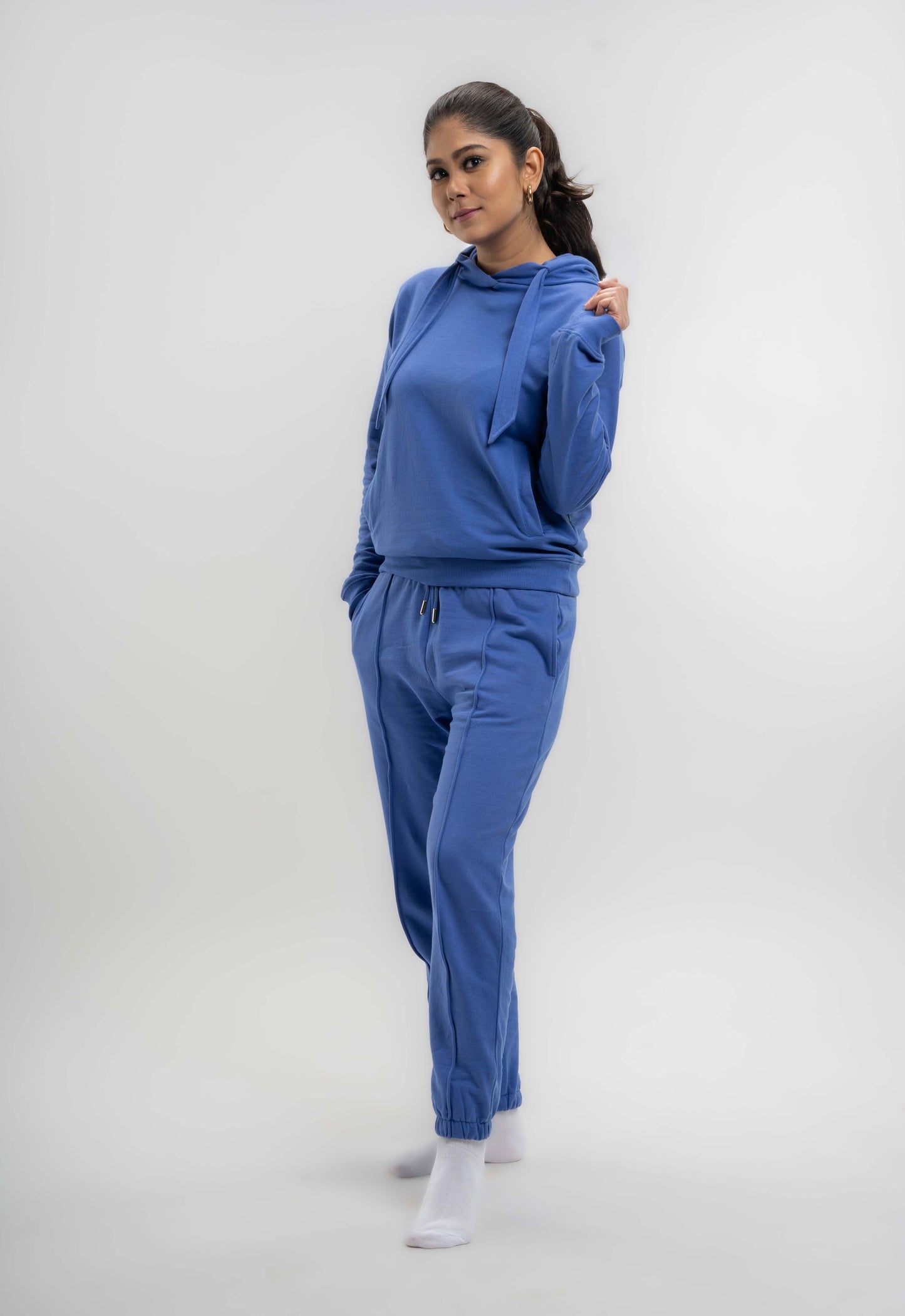 Classic Comfort Co-ord in Blue Iris