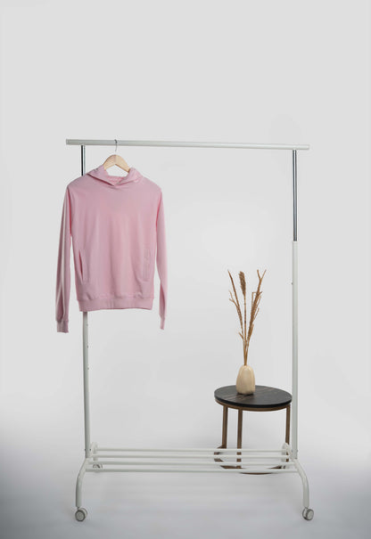 Unwind Hooded Sweatshirt in Candy Pink